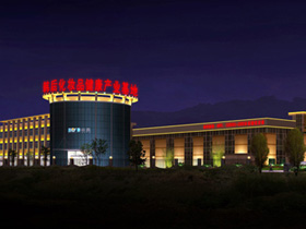 清遠韓后化妝品產業(yè)基地夜景照明工程